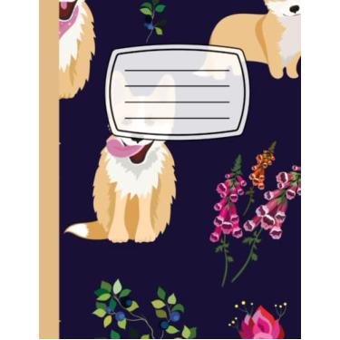 Imagem de Corgi Composition Notebook: Cute Corgies Puppy, cute Composition Notebooks For Students, Teachers, Wide Lined Journal For School, Office & Home Use, 120 Pages | 8.5" x 11" inches |