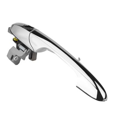 Imagem de Lado Exterior do Punho da Porta da Movimentação da Mão Esquerda para 500 2012-2018 Espelho Acabamento Cromado Substituição de para a Peça (Alça externa do banco do motorista