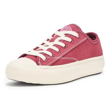 Imagem de Lacoste Tênis feminino Backcourt 2.0, Burg/Off Wht, 40