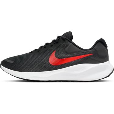 Imagem de Nike Tênis de corrida masculino Revolution 7, Universidade preta, vermelha, branca, 38 BR