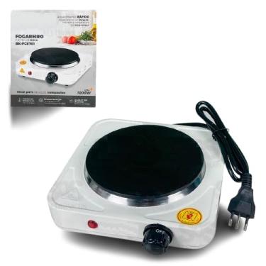 Imagem de Fogareiro Portátil Por Indução 01 Boca Fogão Elétrico 127V 1000W BK-FCE701
