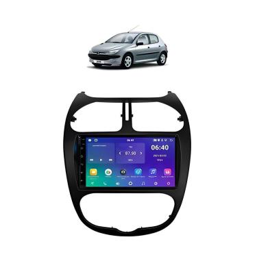 Imagem de Kit Multimídia Peugeot 206 Android 7 Pol GPS Carplay - 701K FirstOption