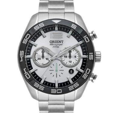 Imagem de Relógio Masculino Sport Orient Prata  MBSSC241 S2SX-Masculino