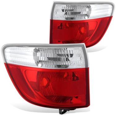 Imagem de DNA MOTORING Par de lanternas traseiras traseira, esquerda, direita (esquerda e direita) compatível com Durango 2011-2013, CH2804103, CH2805103, OEM-TL-032