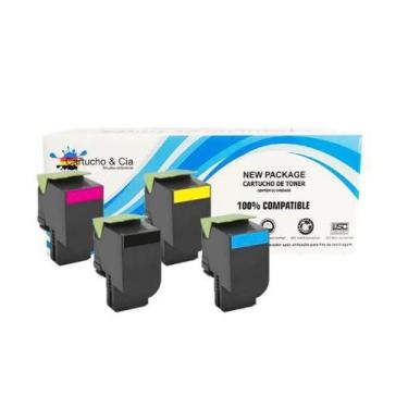 Imagem de Toner Comp. 70C8HM0 Magenta Cs510 510de 510dhe 8k - Cartucho & Cia