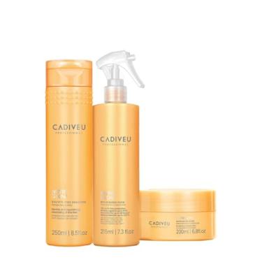 Imagem de Kit Cadiveu Professional Nutri Glow Shampoo Máscara e Fluído (3 produtos)