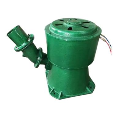 Imagem de HUIZHITENGDA Gerador hidrelétrico de turbina portátil, 220V 600W Gerador hidro-turbina oblíqua ao ar livre de 600w para geração de energia em terras agrícolas montanhosas (verde)