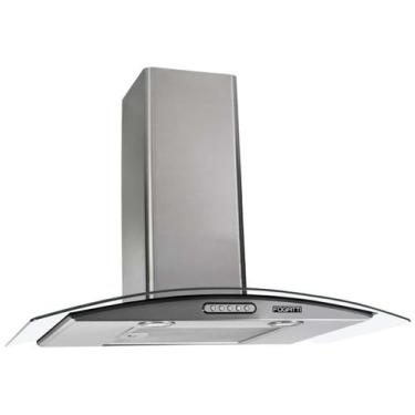 Imagem de Coifa Parede Depurador ou Exaustor Fogatti 70cm Slim Inox, Prata, 110V