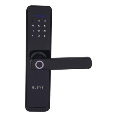 Imagem de Fechadura Eletronica Digital Wifi Biometria Cartao - Elsys