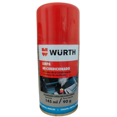 Imagem de Limpa Ar Condicionado Higienizador Automotivo Wurth Carro Novo 145ml
