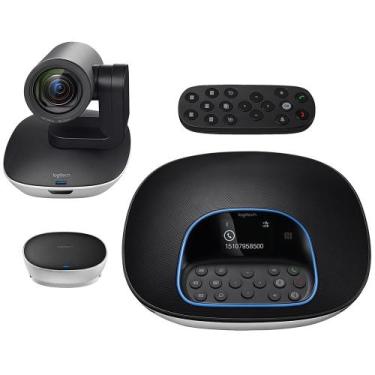 Imagem de Webcam Logitech Full HD para Videoconferencia (960-001054), preto