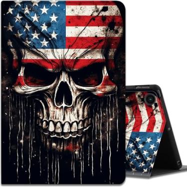 Imagem de Capa para Samsung Galaxy Tab A9 Plus 11 polegadas 2023, ângulos de visualização múltipla, com função hibernar/despertar automática para tablet Samsung Galaxy A9 + (SM-X210/X216/X218), bandeira