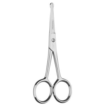 Imagem de Tesoura de Pelos Unhas Bebês 4 Profissional Arredondada Inox Tramontina