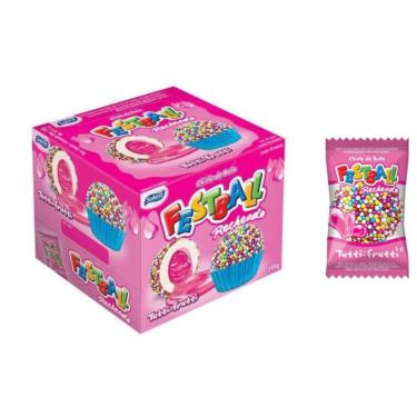Imagem de Chiclete Festball Tutti Frutti c/ 40 unid 240g