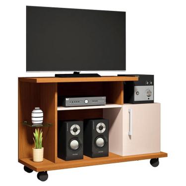 Imagem de Rack Smart Cinamomo Off White – hb Móveis