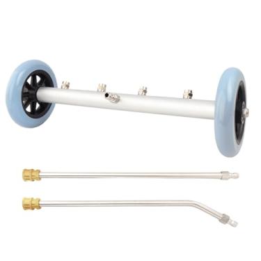 Imagem de hhdatc Limpador de material rodante de lavadora de alta pressão 4000 PSI sob o carro com varinha de extensão reta para limpeza eficiente de veículos e superfícies