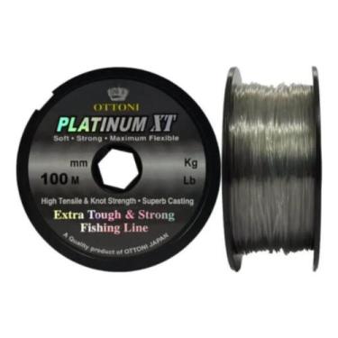 Imagem de Linha De Pesca Japonesa Platinum Xt 0,70mm - 112 Lbs Ottoni