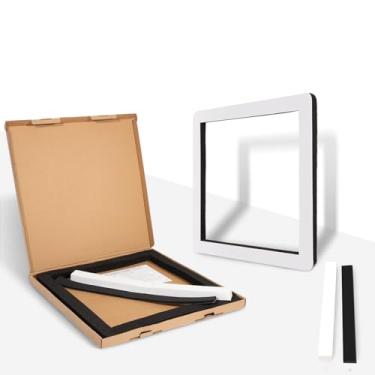 Imagem de Pacote com 2, 35.6 cm x 35.6 cm RV AC Gasket - 25071 Kit de vedação de ar condicionado de teto de trailer universal RV com suporte autoadesivo e almofadas de nivelamento