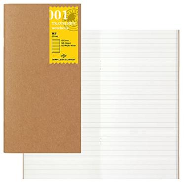 Imagem de Traveler's Refil de caderno pautado horizontal, pacote com 2, tamanho regular 14245006 Midori