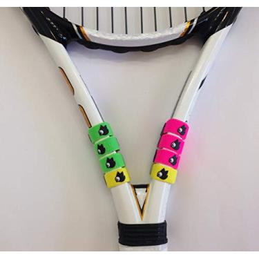 Imagem de izzers Marcador de pontuação de tênis, marque e veja a pontuação facilmente, pacote com 4, rosa/verde/amarelo