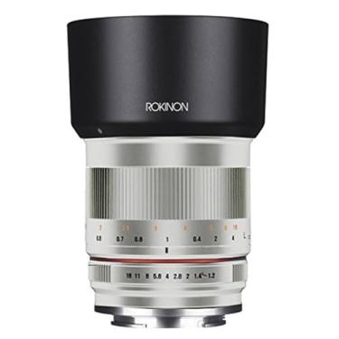 Imagem de Rokinon Lente de alta velocidade RK50M-E-SIL 50 mm F1.2 AS UMC para Sony (prata)