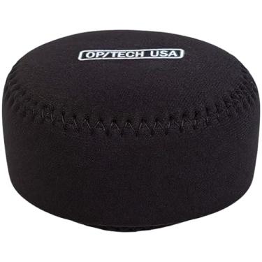 Imagem de OP/TECH USA Bolsa dobrável de neoprene 7801052 – Estojo de lente de câmera para armazenamento seguro da capa de lente, ótimo para acessórios de fotografia e fotos ao ar livre, mantém suas lentes