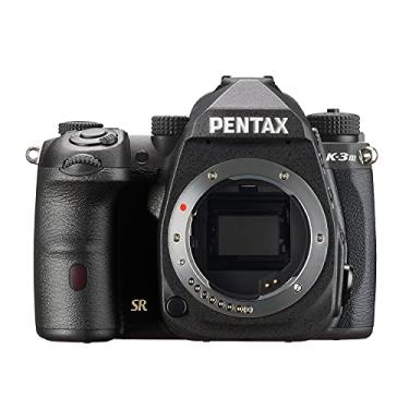 Imagem de Pentax K-3 Mark III Flagship APS-C Corpo preto para câmera – 12 fps, tela sensível ao toque, corpo de liga de magnésio resistente ao clima com redução de vibração de 5 eixos no corpo. Visor óptico de 1,05 x com 100% FOV