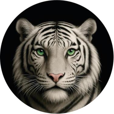 Imagem de Capa Personalizada para Estepe Ecosport Crossfox Tigre Olhos Verdes-CN1046 Lorben