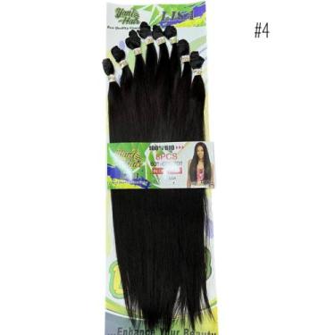 Imagem de Cabelo 100% Bio Fibra Aplique Liso Para Entrelace Mega Hair - mhair, c