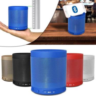 Imagem de Caixa de som bluetooth com suporte para celular 5w - HF-Q3 Preta - Ino