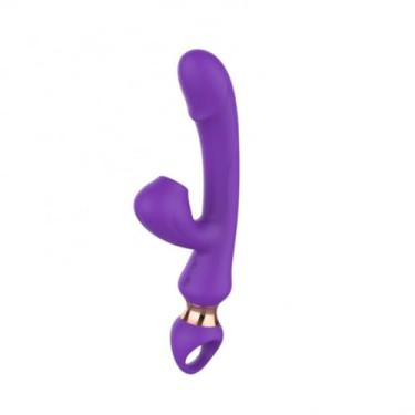 Imagem de Vibrador Ponto G Destiny 7 Modos De Pulsação E 10 Modos De Vibração Vibrador Recarregável Dupla Estimulação [ROXO]