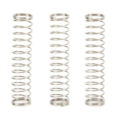 Imagem de Conjunto de substituição de mola de válvula de trompete de 3 peças para reparo de buzina - material metálico, cor prata, acessórios de instrumentos portáteis