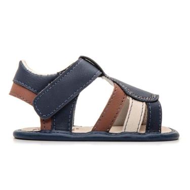 Imagem de Sandália Bebe Baby Menino Conforto Primeiros Passos Azul
