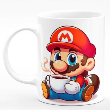 Imagem de Caneca de Porcelana Super Mario 325ml Seated - PRMUG