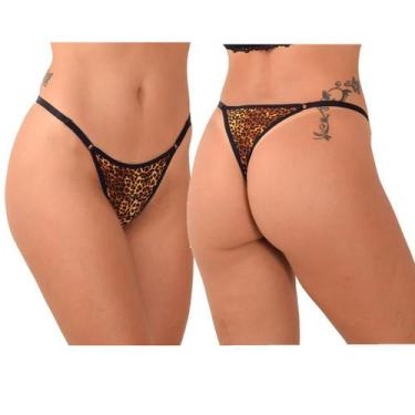 Imagem de Calcinhas Fio Dental Regulável Lingerie com alcinha Tanga barata femin