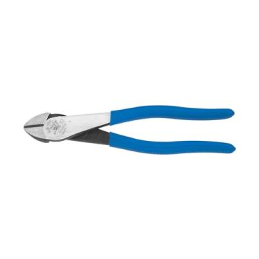 Imagem de Klein Tools Alicates D2000-28, feitos nos EUA, os alicates de corte diagonal com cabeça angular são resistentes para cortar ACSR, parafusos, pregos, fio mais endurecido, 20 cm