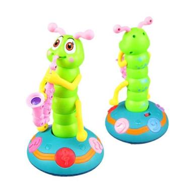 Imagem de Brinquedo Educacional Musical De Saxofone Caterpillar Alimentado Por B