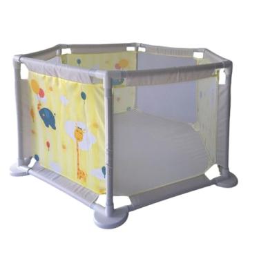 Imagem de Styll Baby Cercado Sextavado Girafa Amarelo com 48 Bolinhas