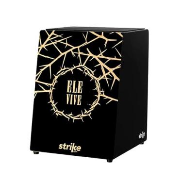 Imagem de Cajon FSA Instrumento de Percussão Profissional Feito à Mão - Graves Profundos, Som de Caixa Nítido, Madeira Brasileira, Design Ergonômico de Inclinação SK5074 ELE VIVE