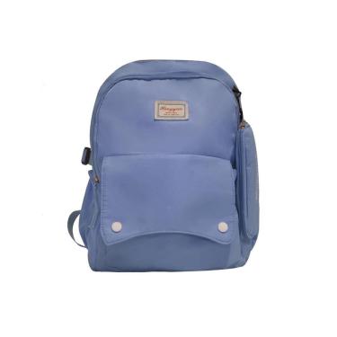 Imagem de Mochila Fofa Com Estojo Estilo Coreano Escolar Azul