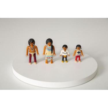 Imagem de Kit Bonecos Playmobil - Família Indígena - Bonecos para Constelação Fa