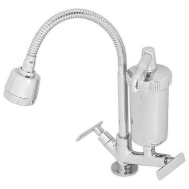 Imagem de Torneira De Mesa Cozinha Gourmet Flex Inox Com Filtro - Equation