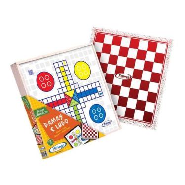 Imagem de Combo Jogos Damas e Ludo - Xalingo