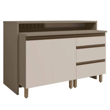 Imagem de Kit Ilha Gourmet Connect Com Balcões 80cm E 60cm Duna-cristal Móveis Henn Duna-cristal