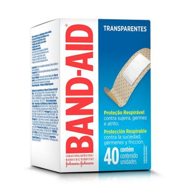 Imagem de Curativo Band-Aid Transparente 40 unidades