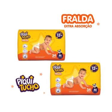 Imagem de FRALDA CREMER PIQUITUCHO EXTRA ABSORÇÃO M 5a 10Kg 68 Unidades Total