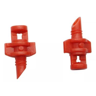 Imagem de Irrigador de Jardim,25/50/100 Bico Micro Aspersor Spray EstáTico Irrigador de Jardim(100,Vermelho 360º)