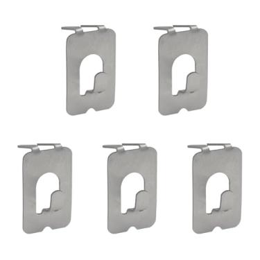 Imagem de Bothyi Ganchos para pendurar quadros, ganchos de garra resistentes e sem danos para pendurar quadros de parede, ferragens para salas de aula, gráficos, 5 Unidades
