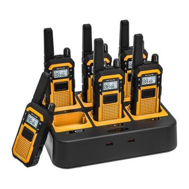Imagem de Walkie Talkies Retevis RB48 Heavy Duty Long Range IP67, pacote com 6