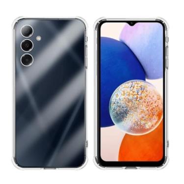 Imagem de Capa Case TPU Transparente Compatível Sannsung Galaxy A14 Anti Impacto Shock Choque Alta Proteção Premium